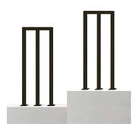 Supporto da parete vintage ils - Design a tubo quadrato a forma di M per una maggiore sicurezza e stile, perfetto per portici interni ed esterni, loft, ville e spazi moderni