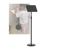 Supporto Da Pavimento, Altezza Regolabile 103-143 Cm, Dimensioni Del Pannello 36x26 Cm For Tablet, Proiettore, Immagini, Libri Di Ricette