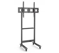 Techly Supporto da Pavimento TV LCD/LED 50-90'' Altezza Regolabile con Mensola