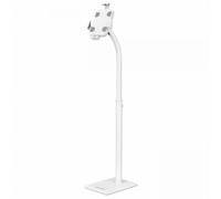 Manhattan Supporto da pavimento antifurto per tablet e iPad 7,9-11'' Rotazione 360° Bianco