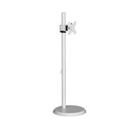 Supporto Da Pavimento For Laptop, For Computer Portatile, Regolabile In Acciaio, Adatto For Casa, Ufficio, Carico 9 Kg(White,Height 1200mm)