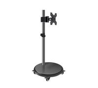 Supporto Da Pavimento For Laptop,supporto Da Pavimento In Acciaio Sollevabile,supporto Portatile Con Ruote,adatto For Casa E Ufficio All'aperto(Black)