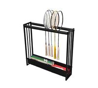 Supporto Da Pavimento For Racchette Da Badminton,espositore For Racchette Da Tennis,carrello For Attrezzature Sportive Con Cestino Portaoggetti,for Allenamento