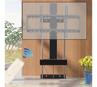 Supporto da pavimento for TV LCD, altezza telescopica regolabile, sollevamento automatico con telecomando, for 37" a 75", portata 50 kg, facile installazione(9501750mm)