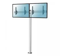 Supporto da Pavimento Kimex Inclinabile/Avvitabile per 2 Schermi TV 50"-55" Altezza 240cm VESA 600x400 Max 50Kg