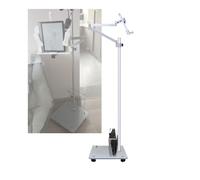 Supporto Da Pavimento, Leggio Girevole Regolabile In Altezza Da 25 A 110 Cm Con Cestino, For Libri Di Testo, Spartiti E Tablet