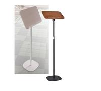 Supporto Da Pavimento, Pannello For Podio Di Lettura, Dimensioni 39x26 Cm, Angolo Regolabile 180°, For Ricette, Spartiti Musicali(Black,Adjustable 50-130cm)