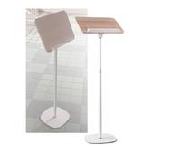 Supporto Da Pavimento, Pannello For Podio Di Lettura, Dimensioni 39x26 Cm, Angolo Regolabile 180°, For Ricette, Spartiti Musicali(White,Adjustable 50-90cm)