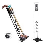 Supporto da Pavimento per Aspirapolvere Compatibile con Dyson V15, V12, V11, V10, V8, V7, V6 e Modelli DC45, DC35, DC58, DC59, DC62, DC74 - Organizzatore con Ruote, Senza Necessità di Forare Il Muro