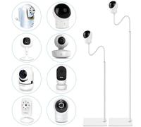 Supporto da pavimento per baby monitor da 174,8 cm, altezza regolabile, per Owlet, ottica infantile DXR-8 Pro, Eufy Spaceview/Spaceview Pro/Spaceview S, Nanit Pro, Motorola Baby Monitor e fotocamere