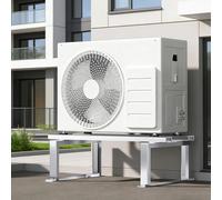 Supporto da pavimento per mini split,Staffa antivibrazione regolabile per mini split adatta a condizionatori d'aria senza canalizzazione e pompe di calore,Supporto per condensatore per carichi pesanti