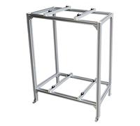 Supporto da Pavimento per Pompa di Calore Mini Split - Staffa per condizionatore d'Aria in Lega di Alluminio a Doppio Strato per Maggiore stabilità e Prestazioni.