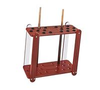 Supporto da pavimento per stecca da biliardo, portatile, per 18 stecche e accessori, ideale per riporre ed esporre in sale giochi