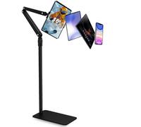 Supporto da pavimento per tablet ipad, supporto portatile per monitor da 15,6", 16", compatibile con iPhone iPad Pro Air Mini, Samsung Tab, Surface Pro, immagine
