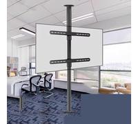 Supporto da pavimento per TV a 360 gradi, staffa regolabile per montaggio a soffitto, supporto rotante per parete divisoria, base TV girevole per display a LED da 32 a 75 pollici