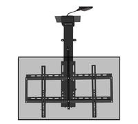Supporto da pavimento per TV elettrica, montaggio a soffitto per TV da 32" a 75", distanza tra i fori entro 600 x 400 mm. Tre metodi di installazione con telecomando e memoria