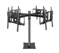 Supporto Da Pavimento Per TV Quattro Schermi E Quattro Lati - Supporto Da Soffitto Per TV, Inclinazione E Rotazione, Per La Maggior Parte Dei Televisori Da 32-55 Pollici(A)