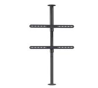 Supporto Da Pavimento Per TV - Supporto Girevole A 360 Gradi, Supporto Da Parete Divisoria, Supporto Da Soffitto Per TV Con Inclinazione Regolabile, Adatto Per Schermi LED Da 32 A 75 Pollici(110-135cm