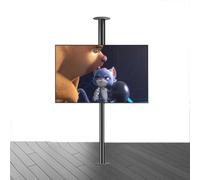 Supporto Da Pavimento Per TV - Supporto Girevole A 360 Gradi, Supporto Da Parete Divisoria, Supporto Da Soffitto Per TV Con Inclinazione Regolabile, Adatto Per Schermi LED Da 32 A 75 Pollici(110-135cm