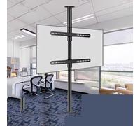 Supporto Da Pavimento Per TV - Supporto Girevole A 360 Gradi, Supporto Da Parete Divisoria, Supporto Da Soffitto Per TV Con Inclinazione Regolabile, Adatto Per Schermi LED Da 32 A 75 Pollici(110-135cm