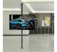 Supporto Da Pavimento Per TV - Supporto Girevole A 360 Gradi, Supporto Da Parete Divisoria, Supporto Da Soffitto Per TV Con Inclinazione Regolabile, Adatto Per Schermi LED Da 32 A 75 Pollici(200-295cm