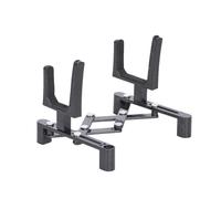 Supporto da pavimento per violino in plastica pieghevole salvaspazio Supporto per display per strumento regolabile portatile per violino Accessori per strumenti a corda
