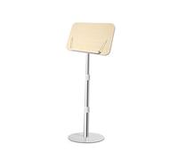 Supporto Da Pavimento, Podio For Lettura, Portata 25 Kg, Dimensioni Pannello 39x26 Cm, Angolazione Regolabile, For Libri Di Testo(White,Adjustable 70-142cm)