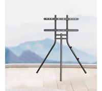 Supporto Da Pavimento Portatile Per TV - Supporto TV A Cavalletto Con Base A Treppiede, Supporto Per Opere D'arte Regolabile In Altezza Per Soggiorno/fascette Fermacavi(Black)