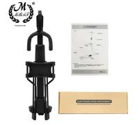 Supporto da pavimento raccolto regolabile universale Supporto per strumenti a fiato digitale pieghevole portatile per sassofono banjo violino ukulele Black