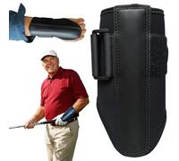 Supporto da polso da golf, per allenamento a dondolo, per golf con piastra in acciaio metallico, per principianti, per correggere la postura e proteggere il polso