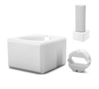 Supporto da Presa per Sonos Roam 2 - Supporto di Ricarica per Sonos Roam 1/2/SL, Bianco per Spina di Alimentazione Originale, Senza Forare, Design Compatto per Camera, Cucina, Soggiorno e Ufficio