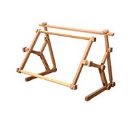 Supporto da ricamo per tavolo e divano"Professional" con o senza cornice per ricamo, regolabile, legno, marrone, 30x56 cm