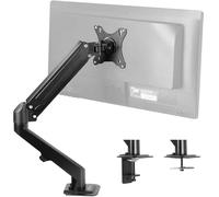 VIVO Supporto da scrivania articolato singolo da 17 a 27 pollici, braccio a molla pneumatica, adatto a 1 schermo monitor con VESA max 100 x 100, nero, STAND-V101O