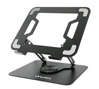 Supporto da scrivania girevole per laptop AWEI X46, nero.