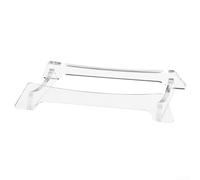 Supporto da scrivania in acrilico, 16,6 x 8,4 x 2,85 cm, base antiscivolo, supporto per display per JBL Charge 5 e Charge 6, vestibilità sicura, con fessura rialzata, design elegante per uso domestico