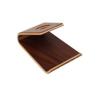 Supporto da scrivania in bambù per tablet, ideale per casa e ufficio, supporto universale per cellulare dal design semplice ed elegante, supporto in