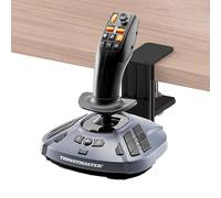 Supporto da scrivania in metallo compatibile con Thrustmaster SimTask Farmstick, T-Flight One, Hotas 4, Hotas X, T16000M FCS, TCA Sidestick, Sol-R1, Sol-R2