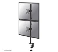 Supporto da scrivania - NewStar - FPMA-D550DVBLACK - Per 2 schermi LCD - Nero - 10"-32"