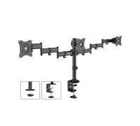 Supporto da scrivania per 3 monitor LCD doppio braccio MC-691