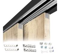 Supporto da Scrivania per Doppio Monitor - Supporto A Molla A Gas A Movimento Completo da 22"-32" per LCD/TV Supporta Staffa A Morsetto A Doppio Braccio Regolabile da 2-1-Black-72in/182.88cm
