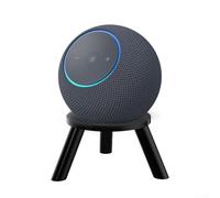 Supporto da scrivania per Echo Spot e Homepods, mini supporto per proteggere il suono dell'altoparlante, supporto stabile per Dot Max e Spot 2024, supporto per audio con risparmio di spazio (nero)