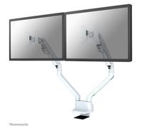 Supporto da scrivania per monitor 10-32" Neomounts FPMA-D750DWHITE2 con molla a gas e fissaggio Topfix - Bianco
