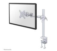 Supporto da scrivania per monitor Neomounts FPMA-D935, 10-30'', argento, regolazione manuale, VESA 75x75/100x100, portata 10 kg, clamp