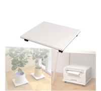 Supporto da scrivania per stampante con ruote bloccabili, mini fotocopiatrice e porta CPU, per casa/ufficio, adatto per lettori CD (59 x 30 cm)