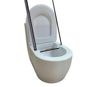 Supporto da scrivania per telefono, a forma di WC, per smartphone, supporto antiscivolo per cellulare, per casa, ufficio, appartamento, camera da , guardare leggere studiare