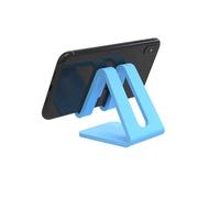 Supporto da scrivania per telefono cellulare e tablet, spesso, con cuscinetto in silicone antiscivolo, foro di ricarica riservato, organizer per cavi per tutti i telefoni cellulari e tablet, facile da