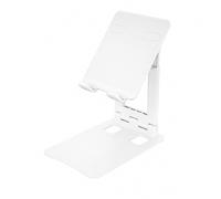 Supporto da scrivania pieghevole per telefono e tablet - bianco