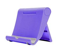 Supporto da scrivania pieghevole regolabile per telefono, supporto per tablet, 15 x 10 cm, con design pieghevole da tavolo, base antiscivolo, supporto per smartphone e tablet, per ufficio, casa e