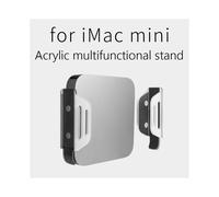 (Supporto da scrivania) Supporto in acrilico per Apple Mac Mini 2012-2020 Supporto per computer Supporto
