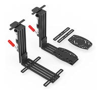 Supporto da scrivania universale Hotas per Thrustmaster HOTAS Warthog Joystick & Throttle/WinWing Orion 2/T.16000M FCS/TCA Officer Pack Airbus/VKB Gunfighter MK.lll/Logitech X52/X56 e così via